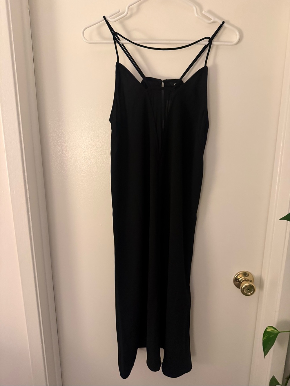 NEW H&M Black Strappy Mesh Dress Size 6 NWT